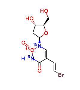Brivudine-13C, 15N2