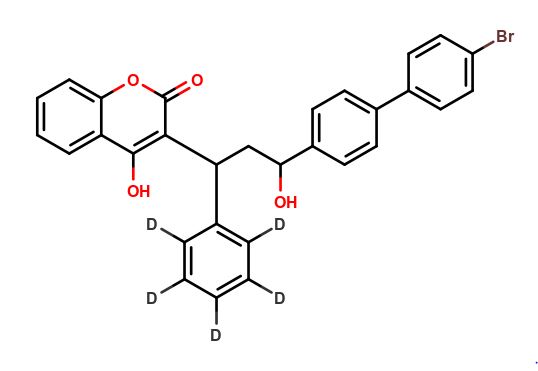 Bromadiolone-d5 (phenyl-d5) (mixture of diastereomers)