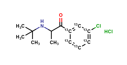 Bupropion hydrochloride 13C6