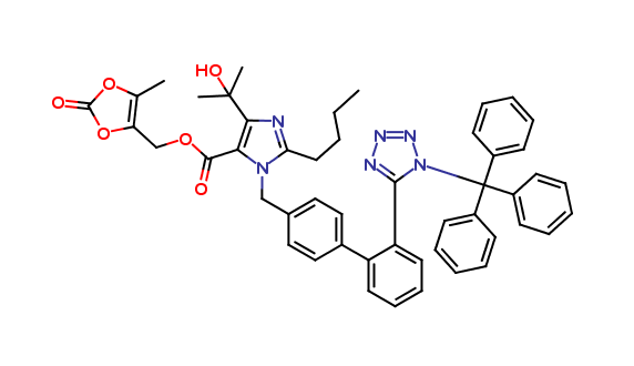 Butyl analogue of trityl Olmesartan medoxomil