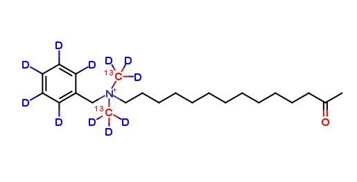 C14 benzalkonium chloride -1 ketone-13C2D11