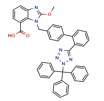 Candesartan N2-Trityl Methoxy Analog