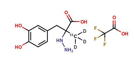 Carbidopa Trifluoroacetic acid salt Racemic mixture-13CD3