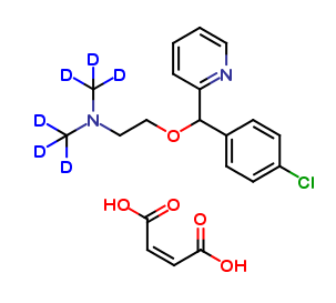 Carbinoxamine-d6 Maleate Salt