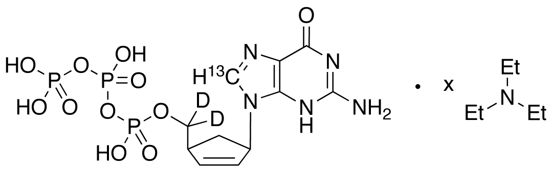 Carbovir-13C,d2 Triphosphate Triethylamine Salt