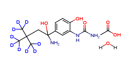 Carbuterol-D9 acetate hydrate