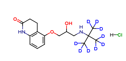 Carteolol-d9 Hydrochloride