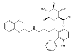 Carvedilol-β-D-glucuronide