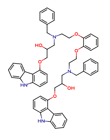 Carvedilol Bis(N-benzylalkylpyrocatechol) Impurity