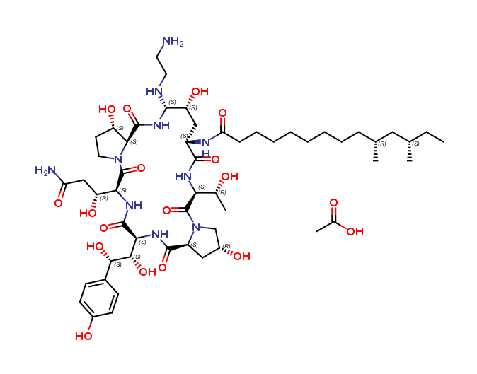 Caspofungin Related compound D acetate