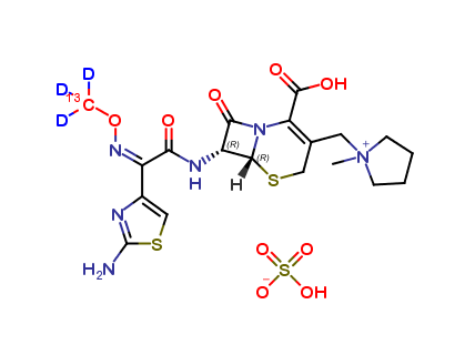 Cefepime sulfate salt-13C,D3