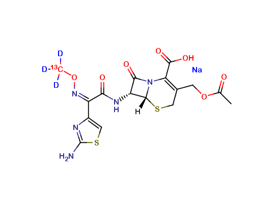 Cefotaxime sodium salt 13CD3