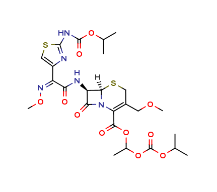Cefpodoxime Proxetil isopropoxycarbonyl analog