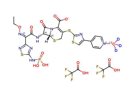 Ceftaroline ditrifluoroacetate salt-13C, D3