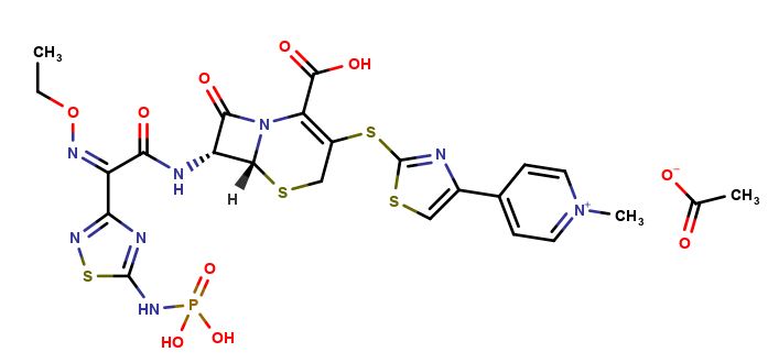 Ceftaroline fosamil acetate