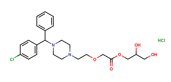 Cetirizine Glycerol Ester Impurity Hydrochloride