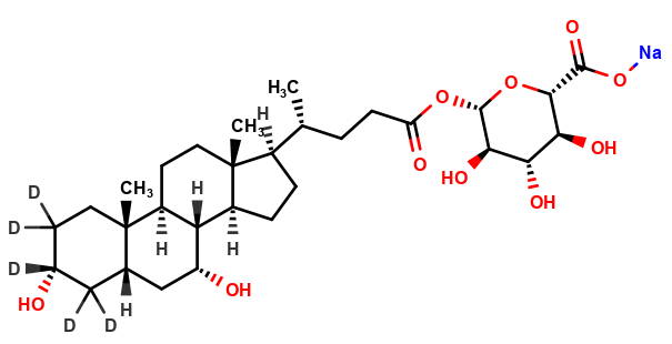 Chenodeoxycholic Acid-d5 24-Acyl-b-D-glucuronide Sodium Salt