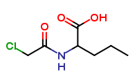 Chloroacetyl-dl-norvaline