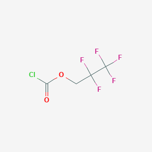 Chloroformic acid 2,2,3,3,3-pentafluoropropyl ester