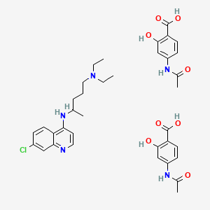 Chloroquine 4-acetaminosalicylate