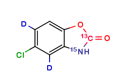 Chlorzoxazone 13C 15N D2