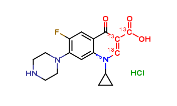 Ciprofloxacillin Hydrochloride 13C3 15N