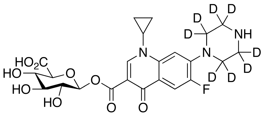 Ciprofloxacin-d8 β-D-Glucuronide