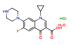 Ciprofloxacin hydrochloride for peak (Y0000199)