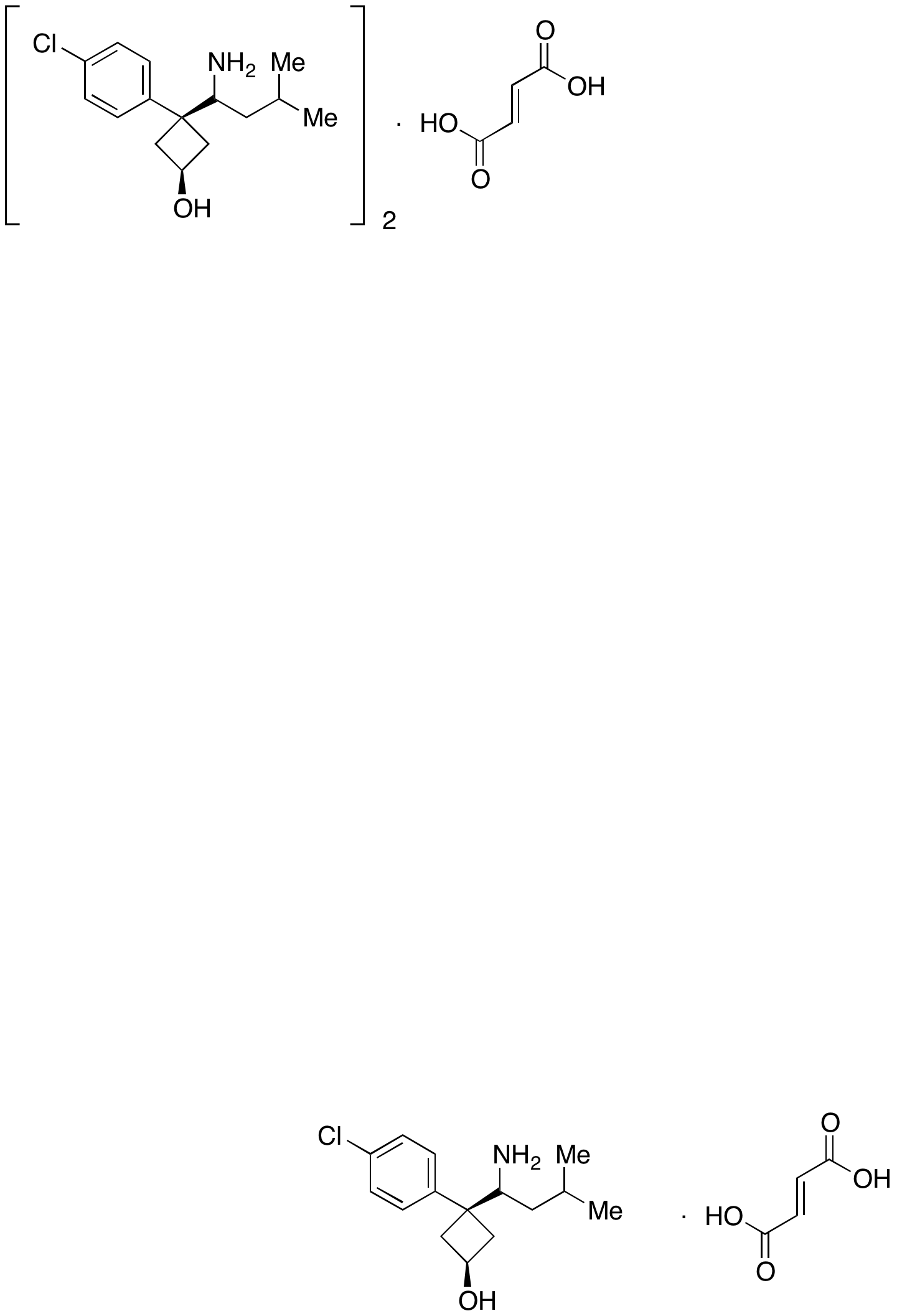 Cis-7-Hydroxy Didesmethyl Sibutramine Hemifumarate Salt