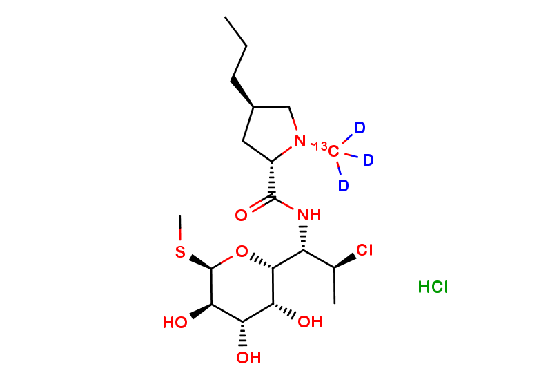 Clindamycin 13C D3 Hydrochloride