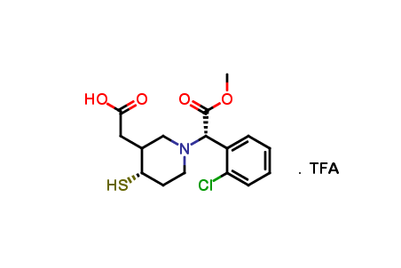 Clopidogrel Thiol Metabolite H1 Isomer TFA Salt
