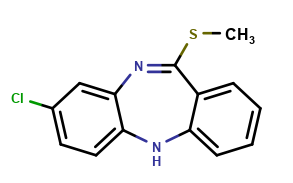 Clozapine-11-(methylthio)-intermediate