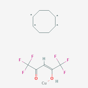 Copper;cyclooctane;(Z)-1,1,1,5,5,5-hexafluoro-4-hydroxypent-3-en-2-one