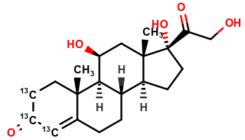 Cortisol-[13C3] (Solution)