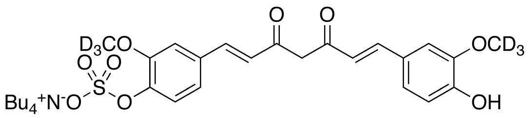 Curcumin Sulfate-d6 Tetrabutylammonium Salt