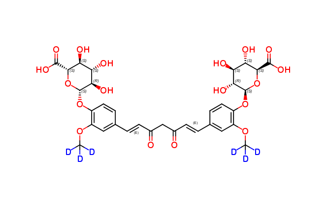 Curcumin-d6 beta-D-di-glucuronide