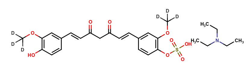 Curcumin sulfate-D6 triethylamine salt