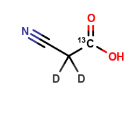 Cyanoacetic Acid-13C d2