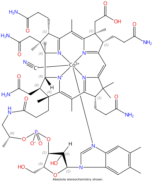Cyanocobalamin C carboxylic acid
