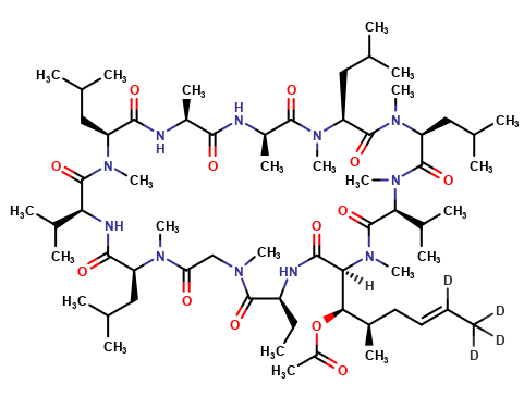 Cyclosporin A-D4 Acetate