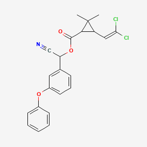 Cypermethrin-d9 (3-phenoxyphenyl-d9) (mixture of isomers)