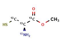 Cysteine methyl ester-13C3 15N