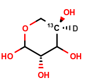 D-[4-13C;4-D]ribose
