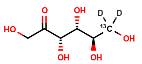 D-[6-13C;6,6'-D2]fructose
