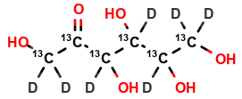 D-[UL-13C6;UL-D7]fructose