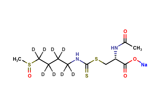 D,L-Sulforaphane-d8 N-Acetyl-L-cysteine Sodium Salt
