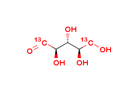 D-Ribose-1,5-13C2