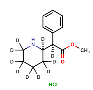 D-threo-Methylphenidate-d10 Hydrochloride
