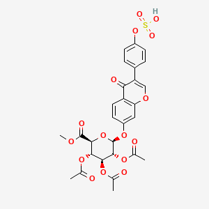Daidzein 7-Tri-O-acetyl-β-D-glucuronic Acid Methyl Ester 4'-Sulfate
