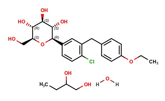 Dapagliflozin Enantiomer butane-1,2-diol hydrate